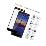 For Nokia 3 1 2018 Full Cover Tempered Glass Screen Protector Black
