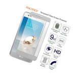 For Lg Aristo Full Cover Tempered Glass Screen Protector Silvery