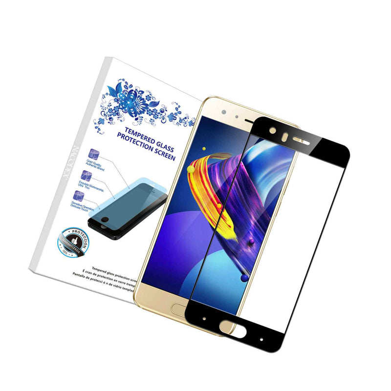 For Huawei Honor 9 Full Cover Tempered Glass Screen Protector Black