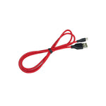Red Usb Data Sync Cable Charger Cord For Lenovo Hd Tab 10 Tb X103F Za1U0000Us