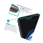 For Motorola Moto G6 Plus Full Cover Tempered Glass Screen Protector Black