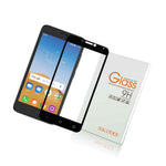 Nx For Alcatel Tetra 5041C Full Cover Tempered Glass Screen Protector Black