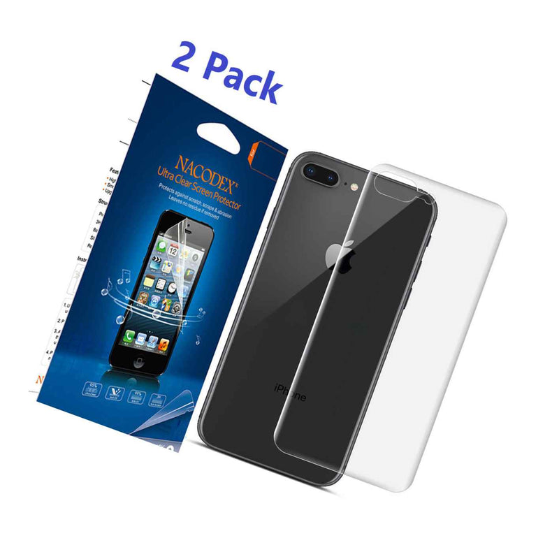 2Pk No Glass Back Full Cover No Foam Screen Protector For Iphone 8 Plus