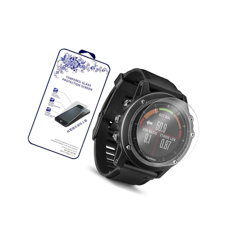 For Garmin Fenix 3 Hr Watch Premium Slim Hd Tempered Glass Screen Protector