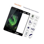 Nacodex For Nokia 2 1 2018 Full Cover Tempered Glass Screen Protector Black