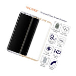 3D Full Cover Tempered Glass Screen Protector For Samsung Galaxy S8 Plus Gold