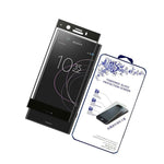 For Sony Xz1 Compact Full Cover Tempered Glass Screen Protector Black