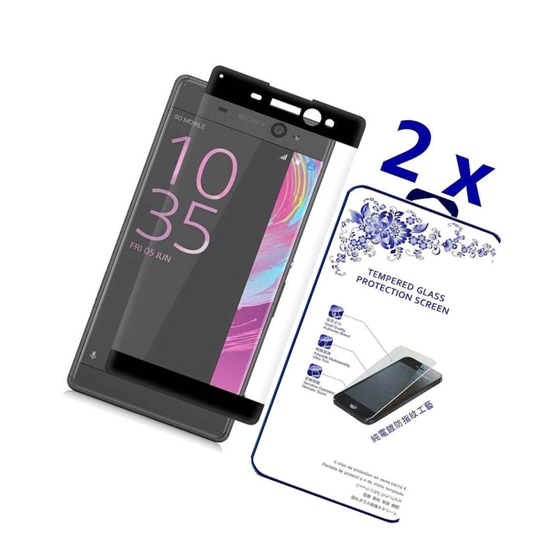 2X 3D Full Cover Case Friendly Glass Screen Protector For Sony Xa Ultra