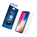 2 Pk 1Back 1Front Full Cover No Foam Hd Screen Protector For Iphone Xs Max