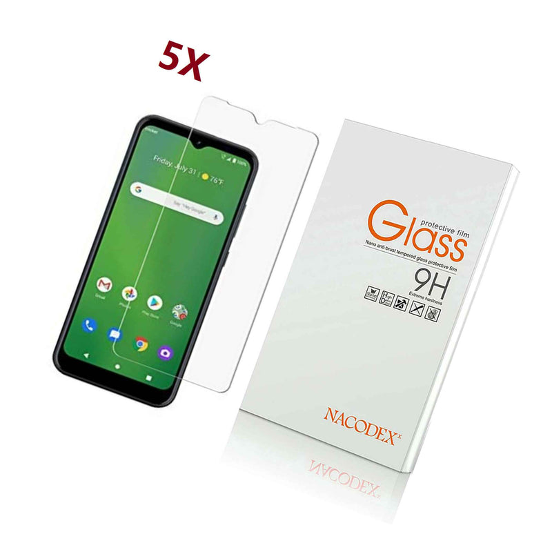 5 Pack For Cricket Ovation 2020 Premium Tempered Glass Screen Protector