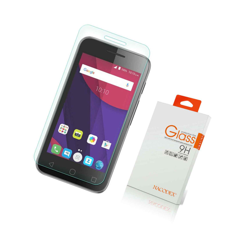 Nacodex For Alcatel Lume Tempered Glass Screen Protector