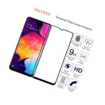 For Samsung Galaxy A70 2019 Full Cover Tempered Glass Screen Protector Black