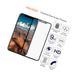 3 Pack Nacodex For Iphone X Full Cover Tempered Glass Screen Protector Black