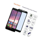 Nx For Alcatel Tcl Lx A502Dl Full Cover Tempered Glass Screen Protector Black
