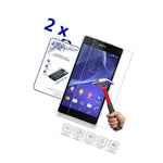 2X For Sony Xperia Z2 Hd Premium Tempered Glass Screen Protector