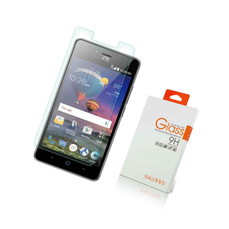 Nacodex For Zte Zfive Lte Tempered Glass Screen Protector