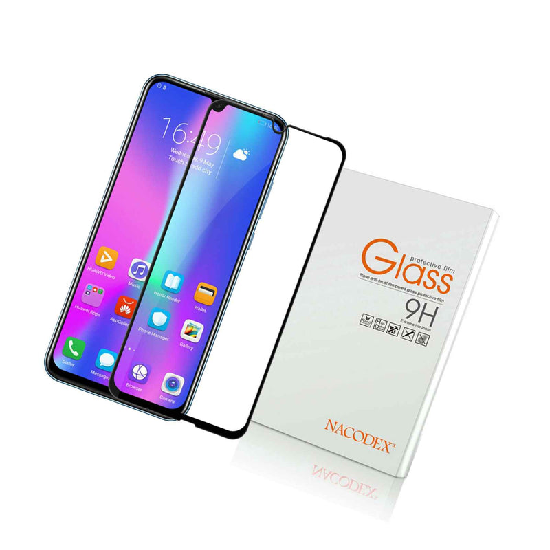 Nx For Huawei P Smart 2019 Full Cover Tempered Glass Screen Protector Black