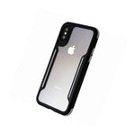 Verizon Slim Guard Series Case For Apple Iphone Xs And X Clear Black Gray New