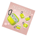 Bright Color Soft Tpu Protective Skin Case Cover For Airpods Pro Clear Green