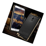 Luxury Golden Bumper Frame Rubber Cover Case For Samsung Galaxy Note 4
