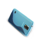 Slim Grip Samsung Galaxy S5 Case Premium Flexible S Type Tpu Cover Case Blue