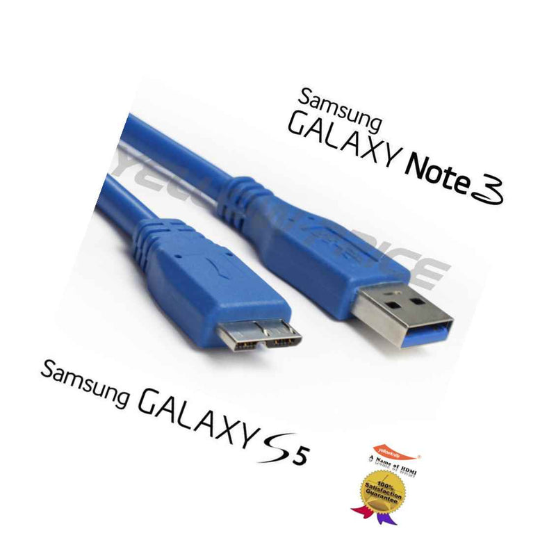 New 3Ft Usb 3 0 Data Sync Charger Cable For Samsung Galaxy Note 3 N9000 S5 I9600