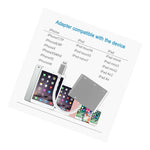 For Apple Ipod Iphone 12 Ipad Pro 12 9 11 8Pin To Hdmi Vga Digital Av Adapter