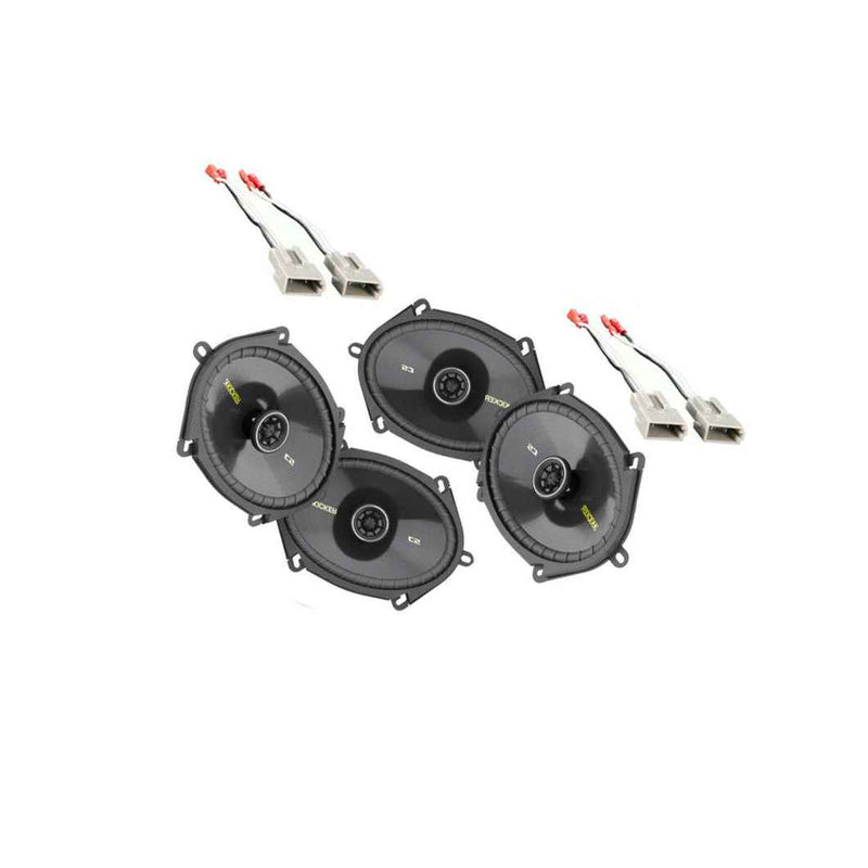 Ford Mustang 94 04 Kicker 2 Cs684 Factory Coaxial Speaker Upgrade Package New
