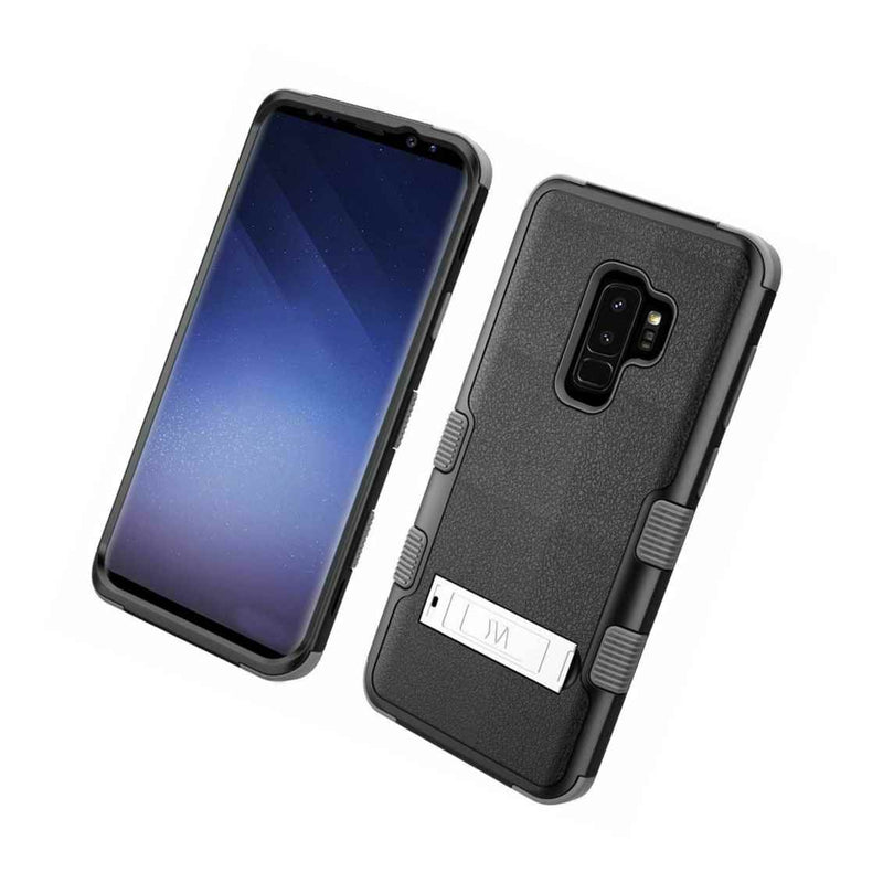 For Samsung Galaxy S9 Plus Tuff Hard Tpu Hybrid Plastic Case Cover With Stand