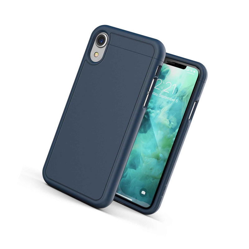 Iphone Xr Slim Case Ultra Thin Protective Grip Cover Slimshield Navy Blue