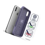 Iphone Xs Protective Case Cover Military Grade Rugged Protection Rebel Purple