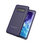For Samsung Galaxy S10 Protective Case Rebel Full Body Rugged Cover Purple