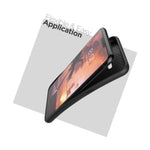 Encased Lg V50 5G Case Thin Armor Slim Fit Flexible Grip Phone Cover Black