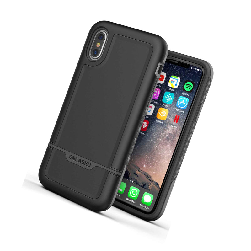 Iphone Xs Protective Case Cover Military Grade Rugged Protection Rebel Black