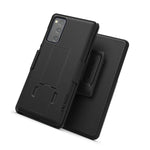 For Samsung Galaxy S20 Fe Belt Clip Case Slim Cover With Holster Black