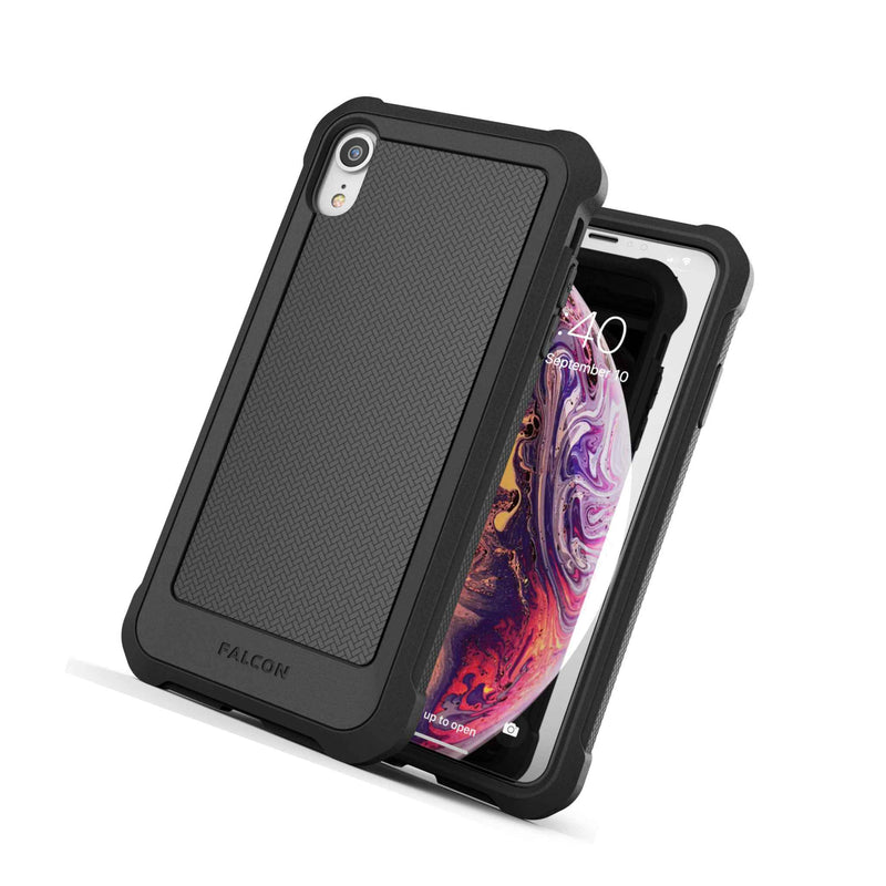 Iphone Xr Protective Case Cover Rugged Full Body Cover Falcon Black Encased