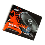 Hertz Dcx 460 3 Car 4 X 6 Audio 2 Way Neodymium Tweeters Coaxial Speakers New