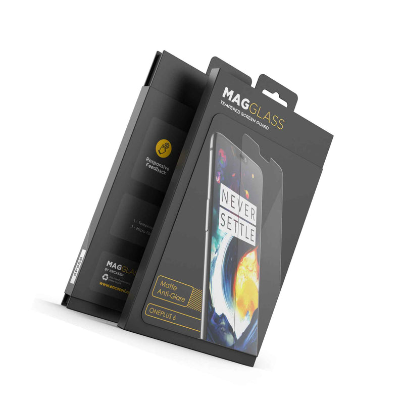 Oneplus 6 Anti Glare Tempered Glass Screen Protector Fingerprint Free Matte