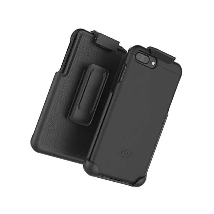 Iphone 7 Plus 5 5 Belt Clip Case Hybrid Cover W Secure Fit Holster Black