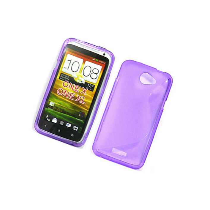Htc One X Soft Gel Case Purple