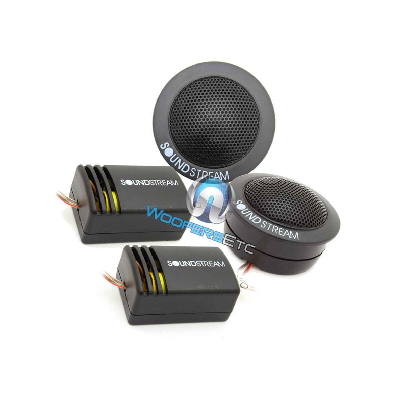 Tws 1 Soundstream Car Audio 1 Soft Dome Tweeters Crossovers Flush Angle Mount