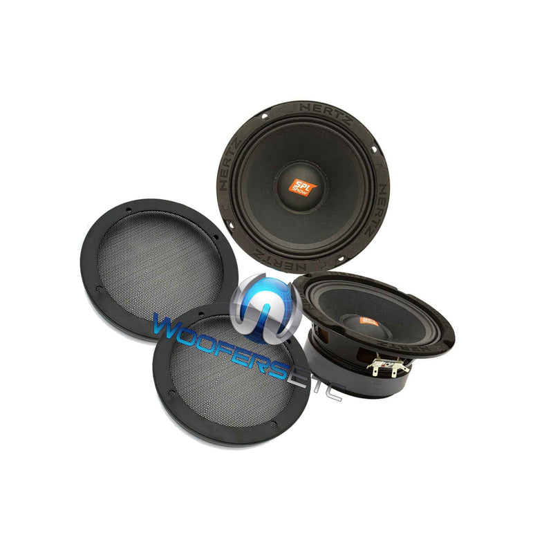 Pkg Hertz Sv165 1 6 5 Spl Show 400W Component Midrange Speakers Grills New