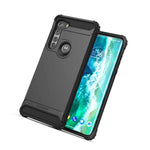 For Motorola Edge Case Protective Rugged Phone Cover Black