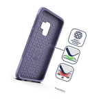 For Samsung Galaxy S9 Tough Case Encased Rugged Heavy Duty Cover Purple