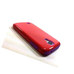 Samsung Galaxy S4 Dual Layer Hard Case Pen Screen Protection Red