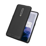 Encased Oneplus 7 Case Thin Armor Slim Fit Flexible Grip Phone Cover Black