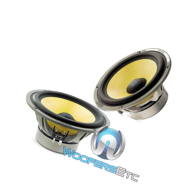 Focal W Es165K 6 5 100W Rms 4Ohm K2 Power Midbass Driver Speakers Car Audio New