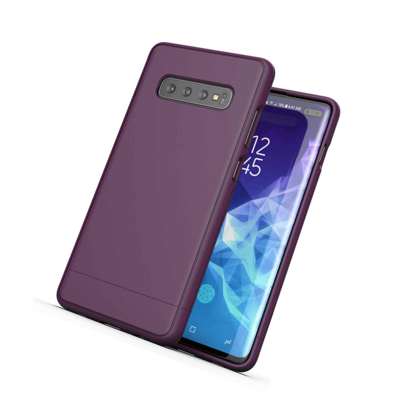 For Encased Samsung Galaxy S10 Plus Slim Case Ultra Thin Cover Purple