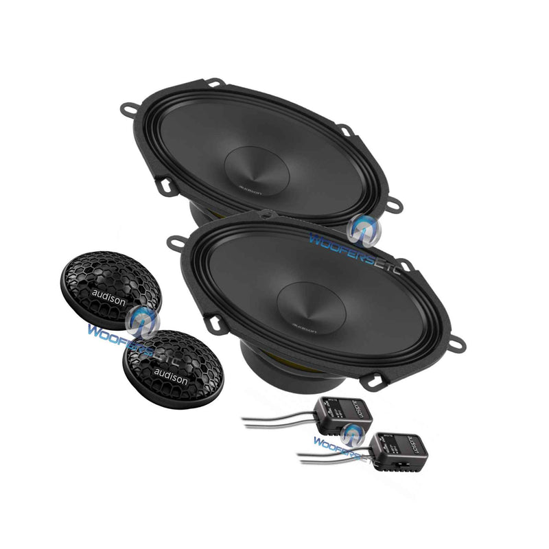Audison Apk570 5X7 6X8 4 Ohm 300W Component Speakers Tweeters Crossovers New
