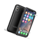 Apple Iphone X Dual Layer Tough Case W Screen Protector Encased Rb45Bk Black